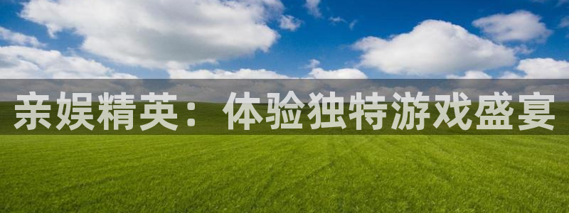 BB贝博艾弗森平台最新版本下载：亲娱精英：体验独特游戏盛宴